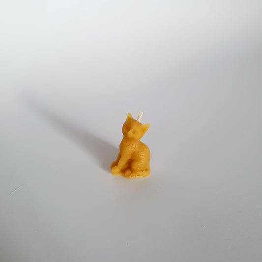 Tiny cat candle