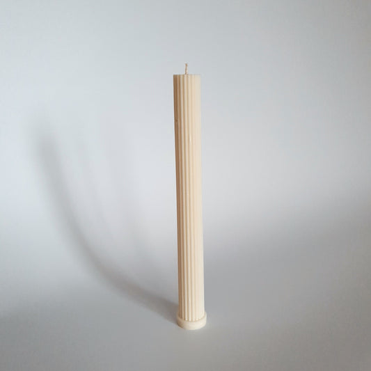 Ribbed diner candle XL